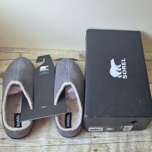 Sorel Lanner Ridge II Gray Suede Indoor/Outdoor Slippers
